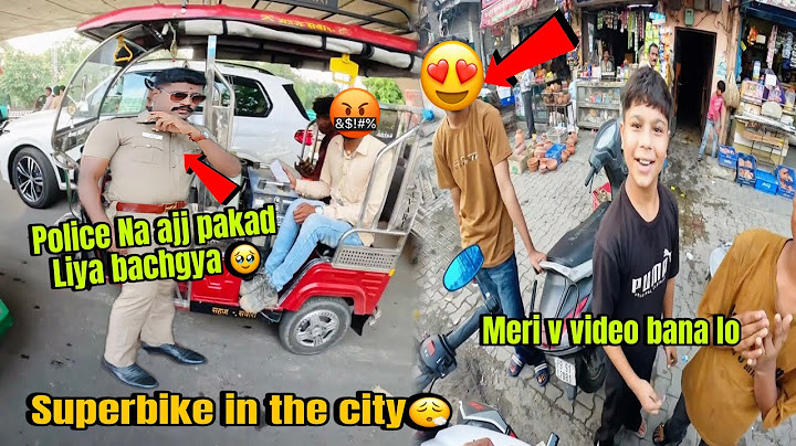 POLICE VS SUPERBIKER | Bach Gaya ajj 🥹 | Kawasaki z900
