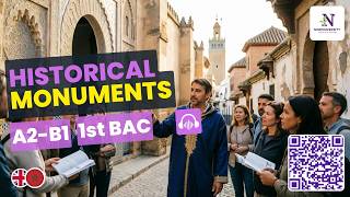 🎧 Elementary to Intermediate English Listening Practice: Historical Monuments | A2–B1 (1Bac Unit 8)