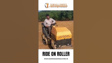 🚧 Ride on Roller | Best Road Construction & Soil Compaction Machine | Topall Impex