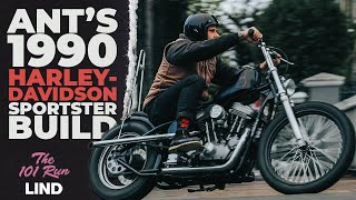 Ant's Custom 1990 HarleyDavidson Sportster Build  |  The 101 Run 2023