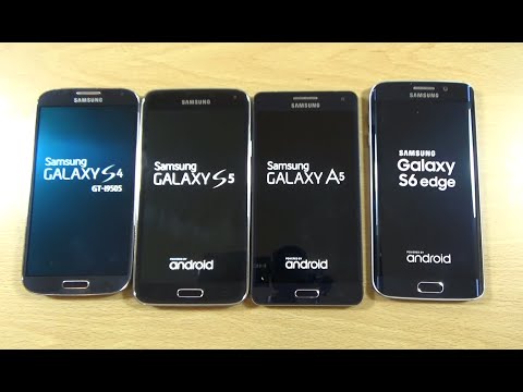 Video: Samsung Galaxy S4 Vs S5 Vs S6 Srovnání