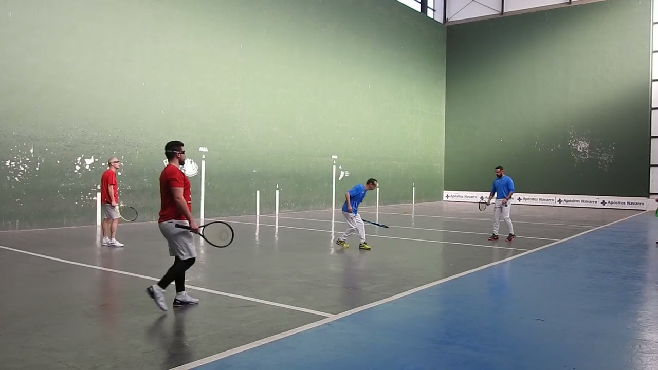 Frontenis  Valencia liga  2ªDv  Z1  Cheste D-Tavernes BL. A(25-1-26) Alvarado-Ismael   2ºset