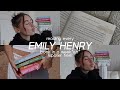 Reading every emily henry book in a weekish spoiler free reading vlog