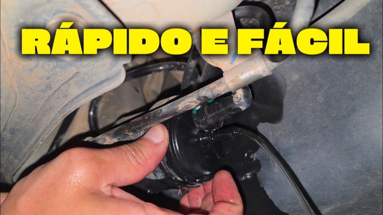 COMO TROCAR FILTRO DE COMBUSTÍVEL EM MENOS DE 2 MINUTOS - Toyota Yaris