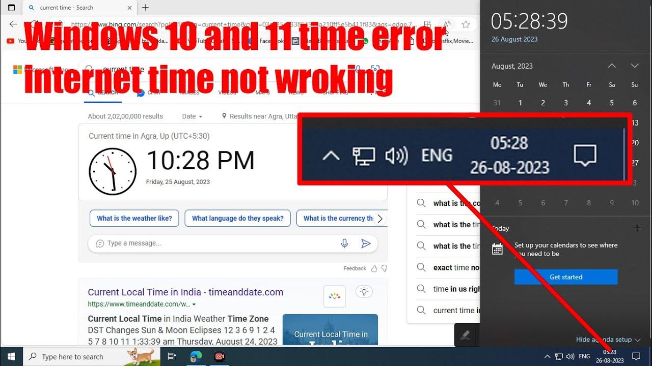 Windows 10&11 Time Sync Error Fix in 1 Minute 100 YouTube