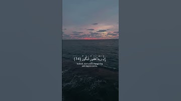 { وَقَالُوا۟ ٱلۡحَمۡدُ لِلَّهِ ٱلَّذِیۤ أَذۡهَبَ عَنَّا ٱلۡحَزَنَۖ } سورة فاطر - الشيخ سعد الغامدي