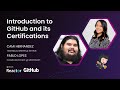 Introduction to github and its certifications