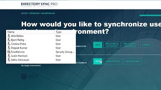 Binary Tree - User Sync Options