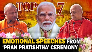 Top 7 emotional speeches from Ayodhya’s Ram Mandir ‘Pran Pratishtha’ ceremony