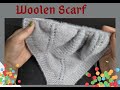 Scarf for beginners, ladies scarf, scarf cap, woolen scarf