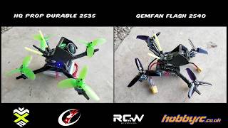 Hq Prop Durable 2535 Vs Gemfan Flash 2540