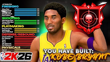 NBA 2K26 - This No Weakness KOBE BRYANT Build is AMAZING!