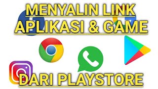 Cara Menyalin Link Aplikasi & Game Dari Play Store || Tutorial #indonesia screenshot 4