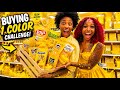 BUYING 1 COLOR FOR 24 HOURS CHALLENGE 😱