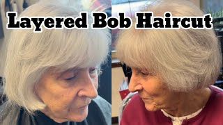 Layered Bob Haircut 🥰🥰