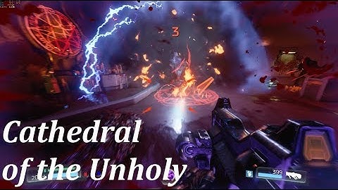 Doom SnapMap - Cathedral of the Unholy - 1440p