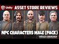 Unity asset reviews  npc characters male pack by maksim bugrimov