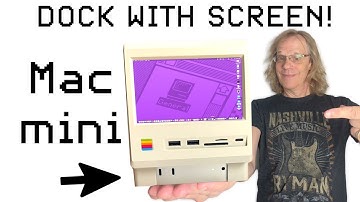 Retro Dock with Display for Mac Mini!