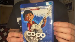 Disney Coco Blu-ray Unboxing
