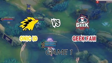 MPL ID S16 Day 1 Week 2 (ONIC ID Vs GEEK) {Game-1}