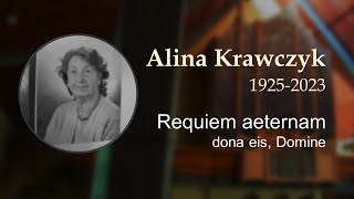 Alina Krawczyk (1925-2023)