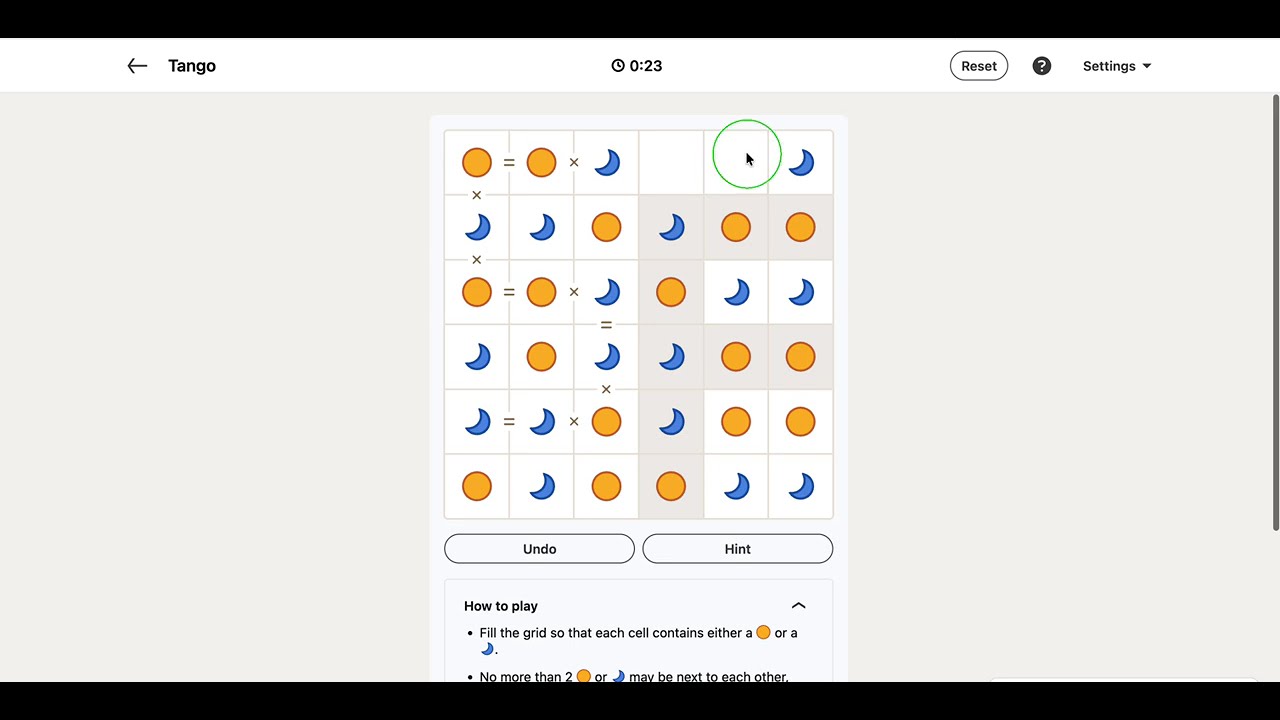 LinkedIn Tango Answer Today - Puzzle #514 | 5 March 2026