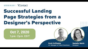 Webinar Replay: Successful Landing Page Strategies from a Designer’s Perspective