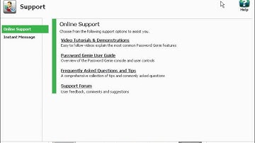 Password Genie Support - Password Genie