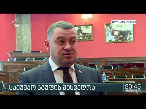 სამუშაო ჯგუფის შეხვედრა