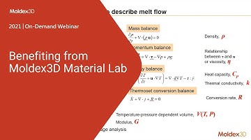Benefiting from Moldex3D Material Lab｜Intro
