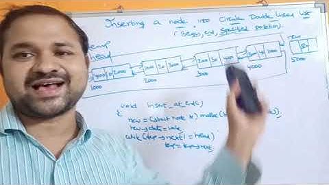 Circular Double Linked List Insertion (Begin, end and Specified Position)