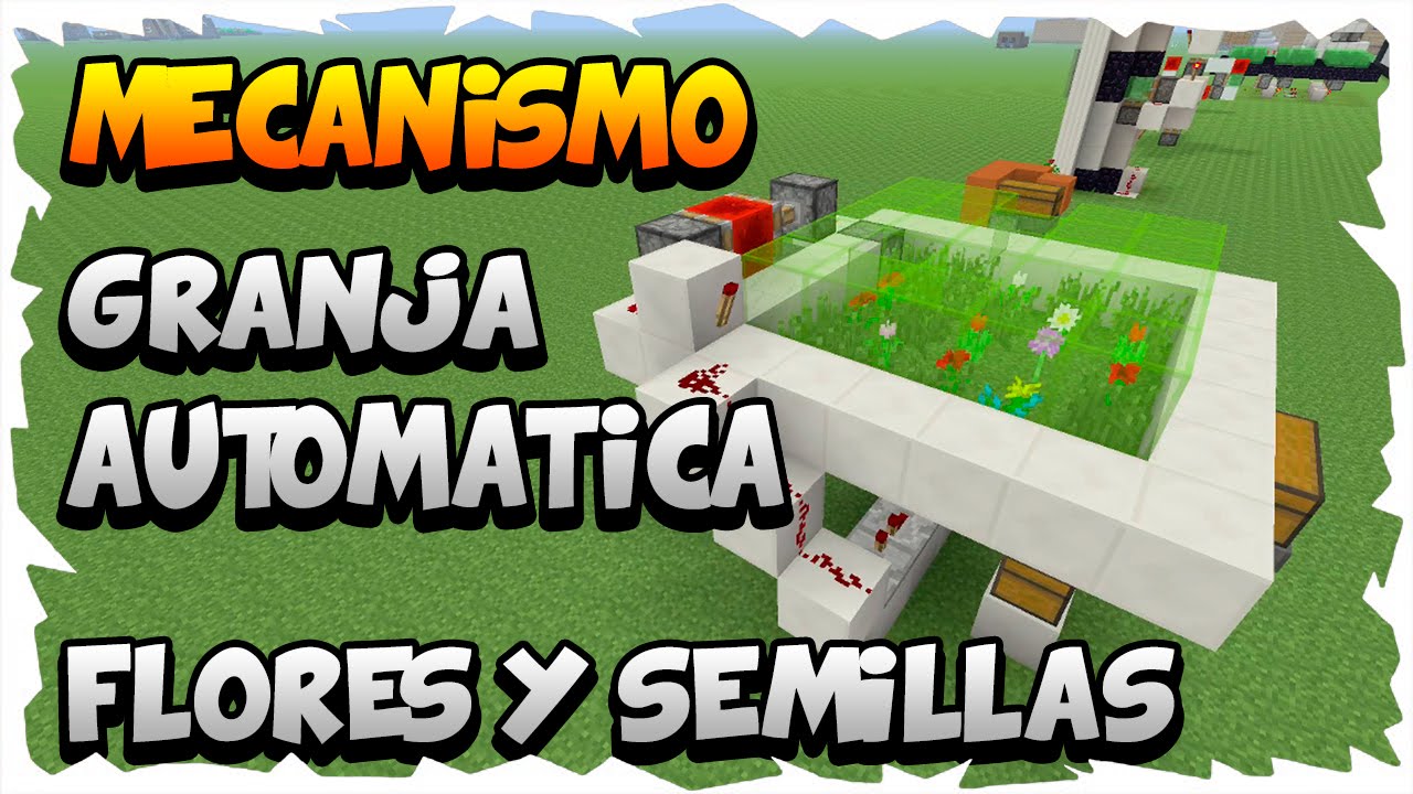 Crear una Granja Automatica de Flores y Semillas | Minecraft Xbox 360