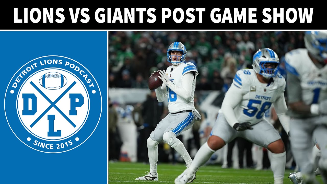 New York Giants Post Game | Detroit Lions Podcast Reacts