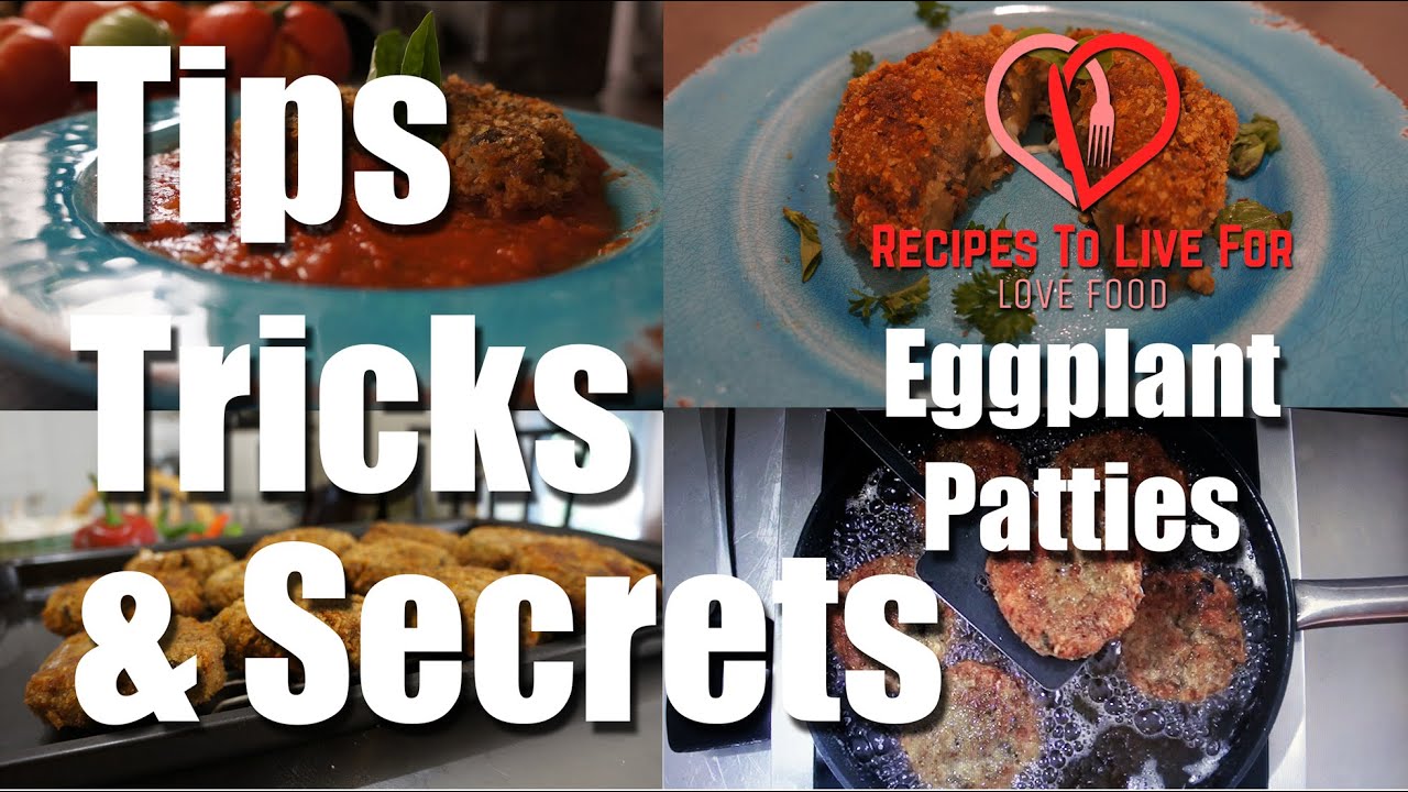 How to make Italian Eggplant Patties Recipe with Tips, Tricks & Secrets. Step by step how to