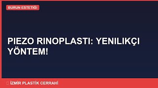 Piezo Rinoplasti: Yenilikçi Yöntem! #shorts