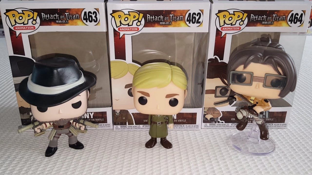 attack on titan funko pop erwin