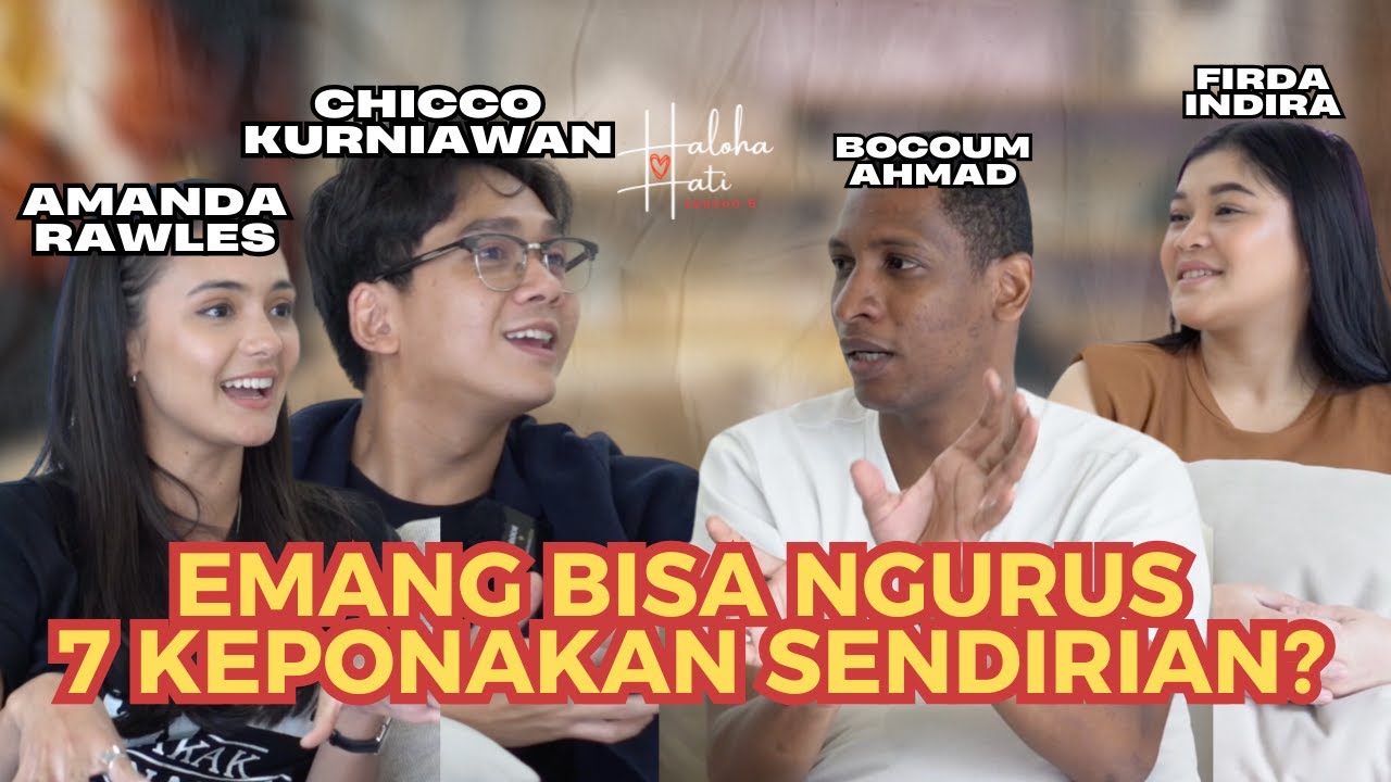 CHICCO KURNIAWAN: GIMANA SIH RASANYA KOK BISA NGURUSIN 7 ANAK SENDIRIAN?!! | Haloha Hati
