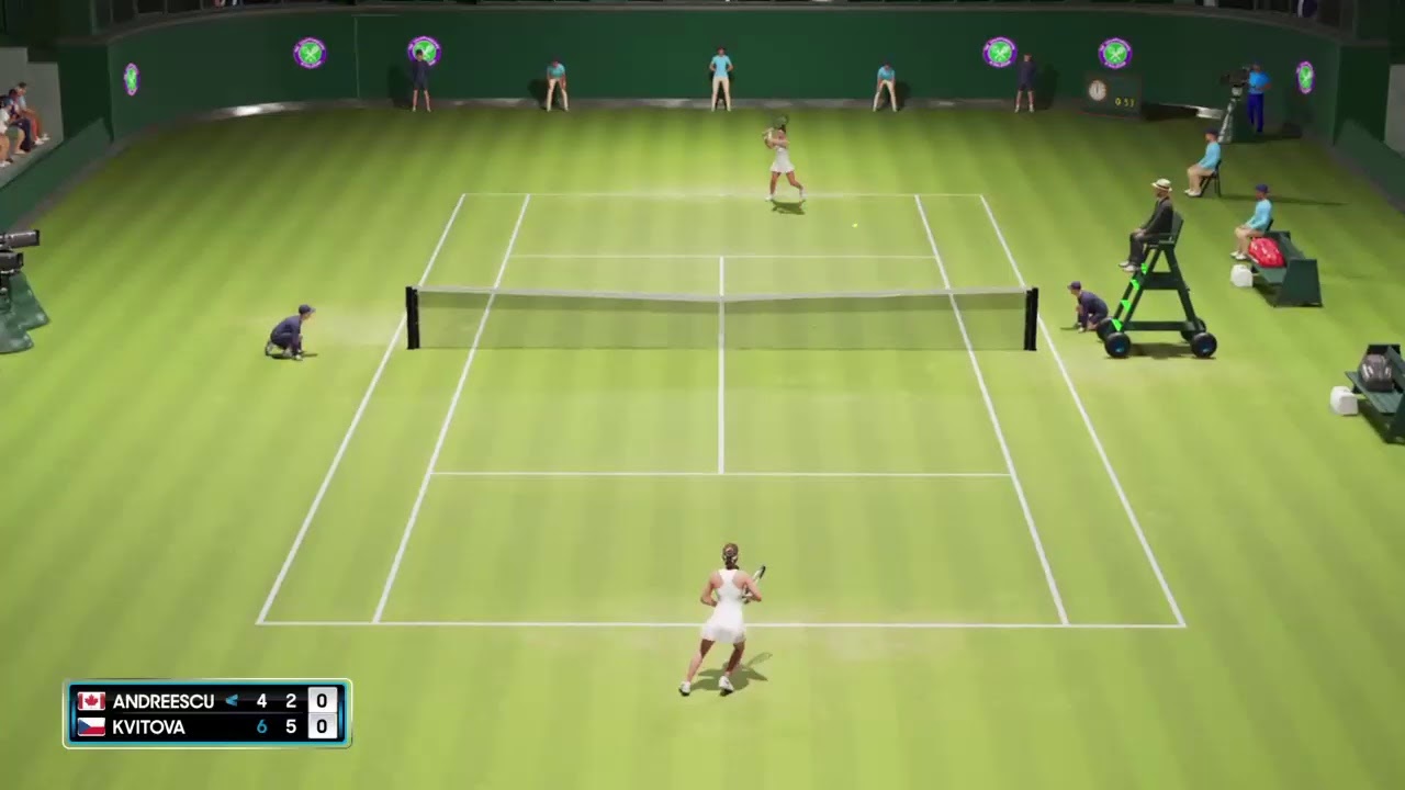 Virtual Wimbledon 2020 Women's Round 1, Day 2 B.Andreescu vs P