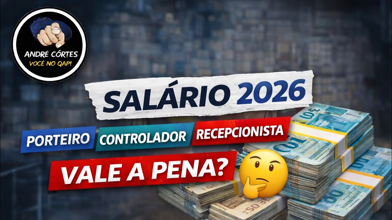 SALÁRIO 2026 PARA PORTEIRO - CONTROLADOR DE ACESSO - RECEPCIONISTA ...