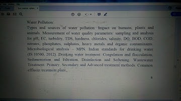 UNIT-6 UGC NET ENVIRONMENTAL SCIENCE UPDATED SYLLABUS FOR JUNE 2019 EXAM