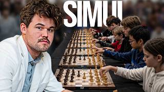 Magnus Carlsen has only 50 minutes to beat 25 opponents!