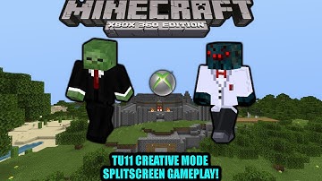 Minecraft Xbox 360 Edition - Tu11 Tutorial Splitscreen Gameplay