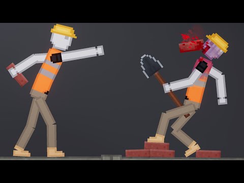 People Fight Each Other On Construction Zone In People Playground (3)