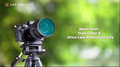 With & Without Filter Effect Comparison | K&F CONCEPT True Color Ultra-Low Reflectivity CPL Filter