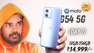 motorola g54 5G Review After 7 Days || ₹15,000 Best 5G Smartphone  || In Telugu