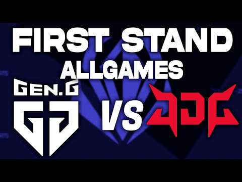 GENG VS JD GAMING ALLGAMES HIGHLIGHTS FIRST STAND 2026 - LEAGUE OF LEGENDS