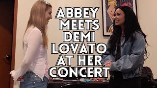 Abbey Meets Demi Lovato