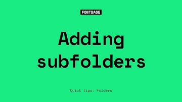 Adding Folders to other Folders or Collections