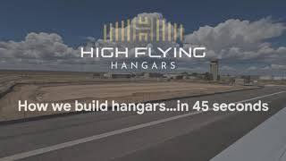 Aircraft Hangar Build in Time Lapse