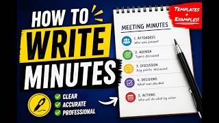How to Write Meeting Minutes | Easy Guide + Example